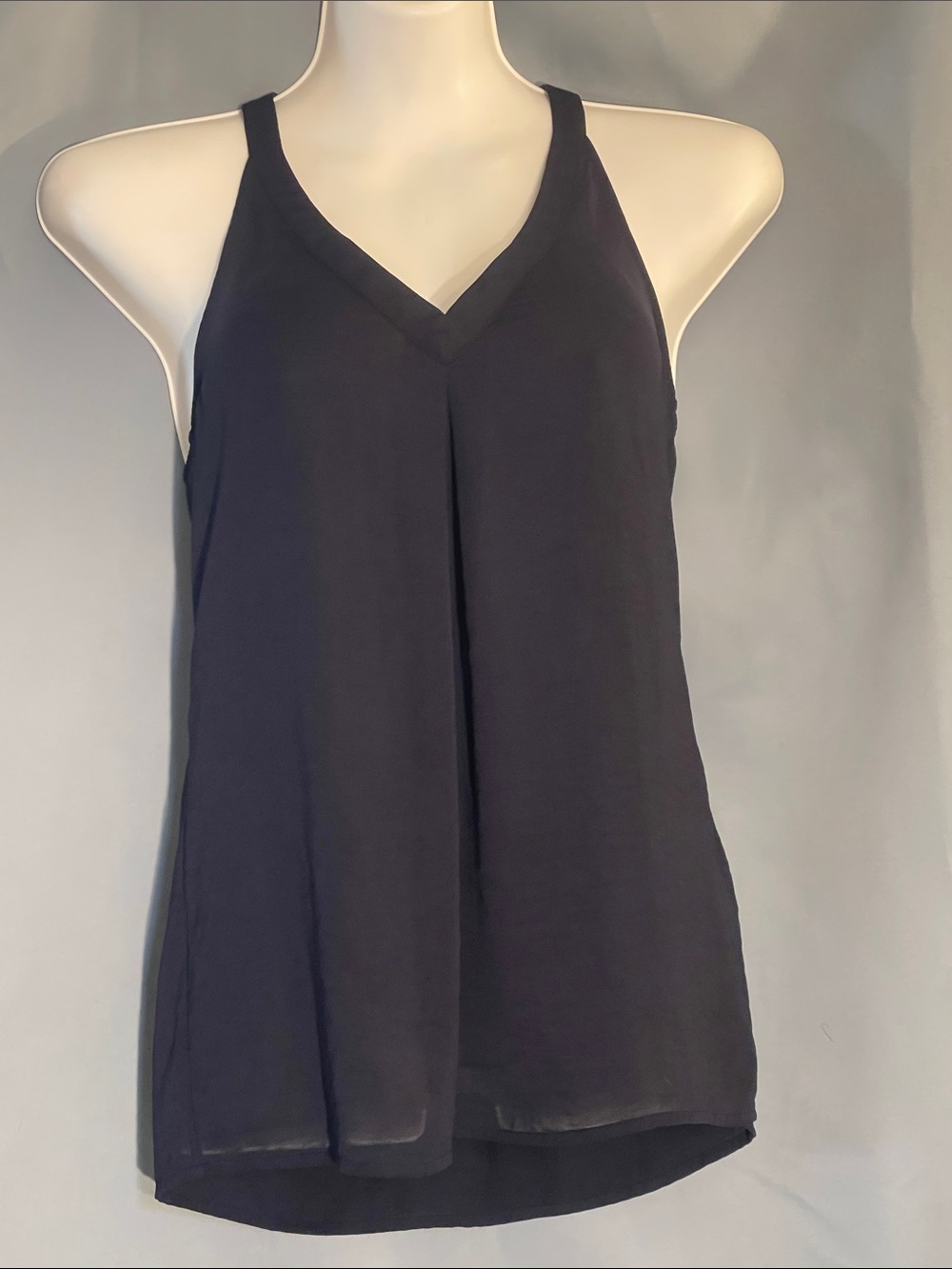 Banana Republic Black V-Neck Sleeveless Camisole